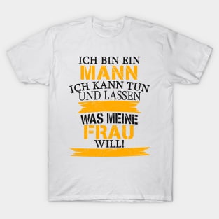 Mann lustige Sprüche Ehemann Männer Geschenke T-Shirt